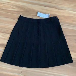 UO Black Pleated Skirt